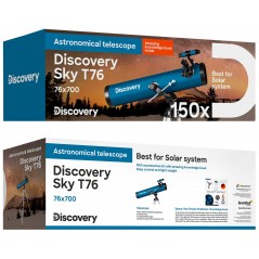 Discovery Sky T76 teleszkóp könyvvel