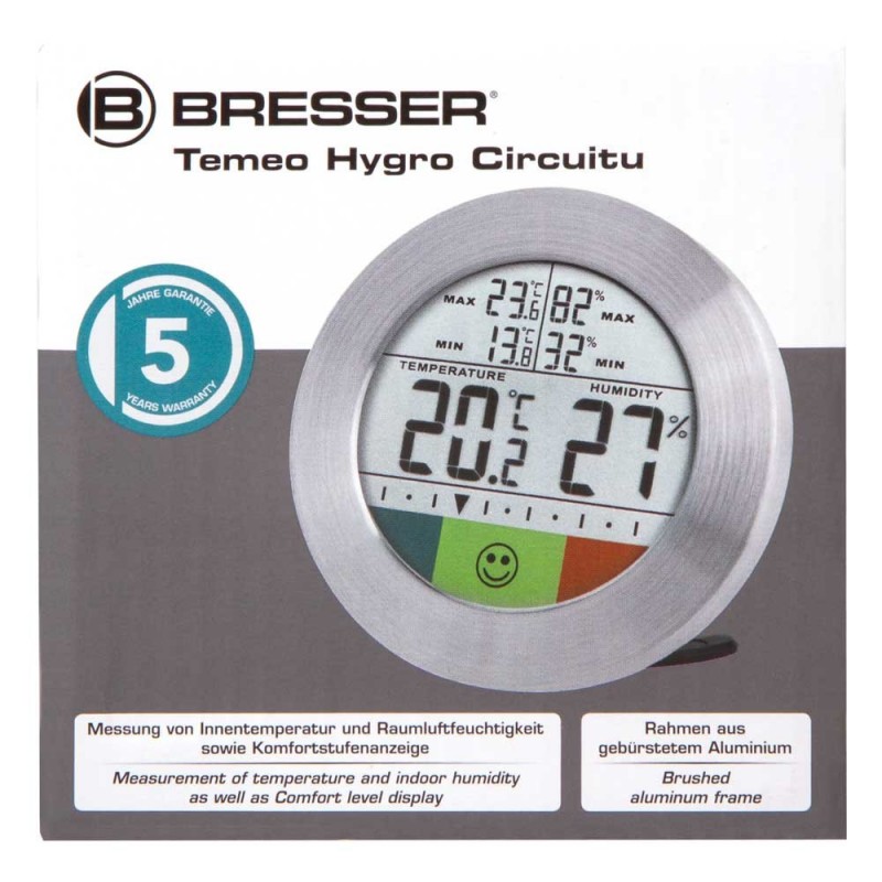Hygromètre BRESSER Temeo Hygro Circuitu Thermomètre numérique