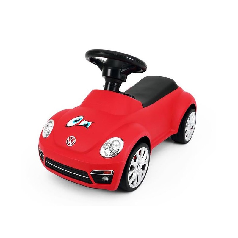 Rastar Volkswagen Beetle lábbal hajtós kisautó, piros