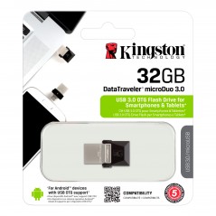 Kingston DataTraveler microDuo3 32GB USB 3.0 DTDUO3/32GB