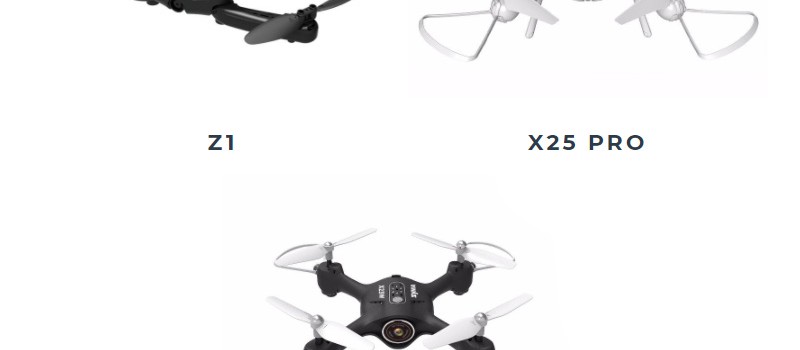 Új drónok a Syma-tól - Z1, X25 Pro és X23W